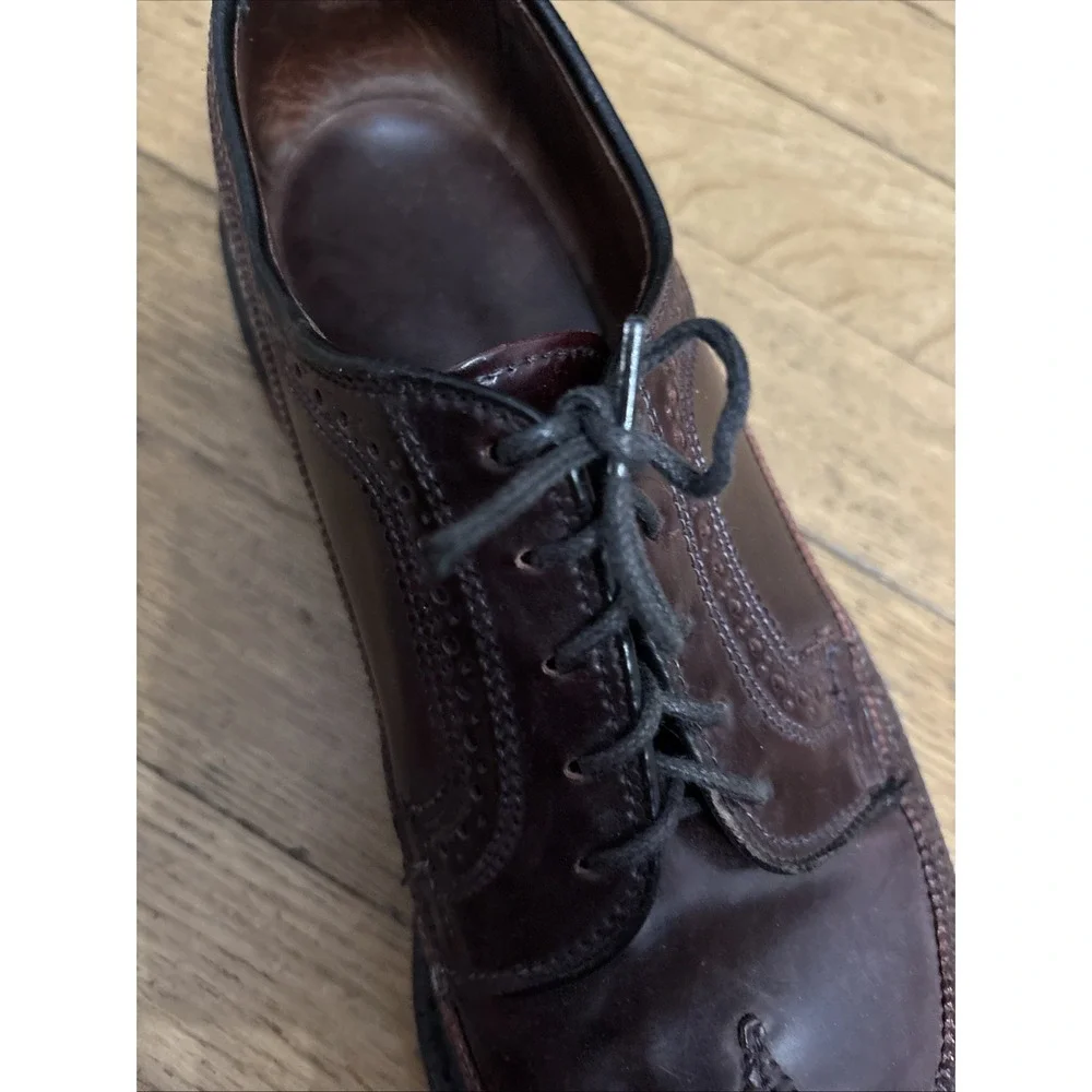 Men's ALLEN EDMONDS 9097 MacNeil Longwing Blucher Dress Shoes Sz 10.5b